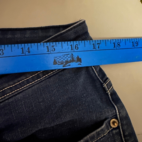 VTG Men's Petrol Grease Monkey Slim Straight Distressed Jeans Size 34 Blue Denim - Picture 9 of 10